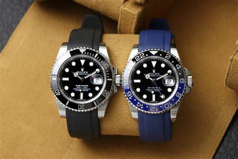 19mm rolex rubber watch strap|rolex submariner on rubber strap.